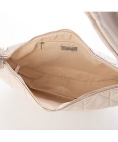 UNBILLION カシュカシュ cachecache / ソフト合皮キルティングハーフムーンショルダー