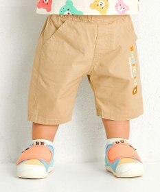 MIKI HOUSE HOT BISCUITS 【80-120cm】 パステルロゴ 6分丈パンツ