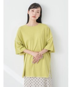 earth music&ecology 配色ステッチチュニックＴ