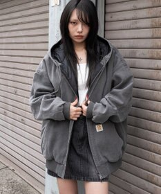 WEGO ワーカーズキルトフードブルゾン