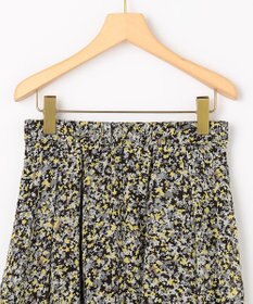 組曲 【先行予約】インプレッションフラワープリント フレアスカート