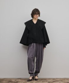 GRACE CONTINENTAL タッセル付レースカラー