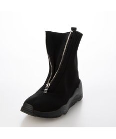 MODE ET JACOMO <carino>フロントジップニットブーツ
