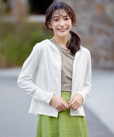 Tiaclasse L 【UVケア・接触冷感】“やみつき”ショートパーカー