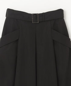 GRACE CONTINENTAL グログランタックフレアスカート