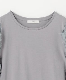 ANY L シルケットスムースジャガードスリーブプルオーバー