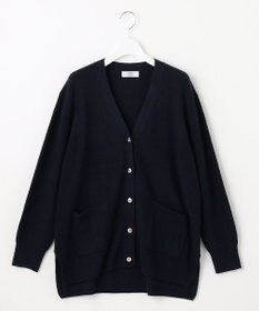 J.PRESS LADIES 【洗える】SEMI WORSTED カーディガン
