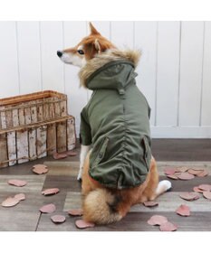 PET PARADISE ペットパラダイス 遠赤外線 モッズコート 中型犬 大型犬