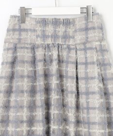 Feroux ラメチェック フレアスカート