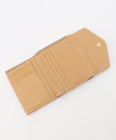 UNBILLION ペルケ perche トリミング配色外ガマ二つ折り財布