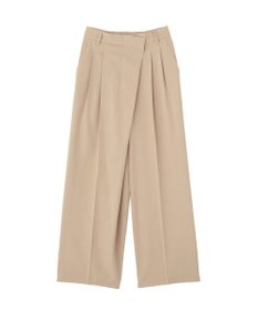 Green Parks アシメウエストタックパンツ