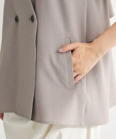 Green Parks イージーケアバックフリルジレ