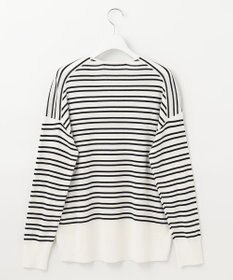 自由区 【XSサイズ～/洗える/セット着用可】ドライコットンハイゲージVネック ニット