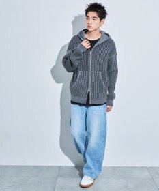 WEGO ヴィンテージライクZIPパーカー