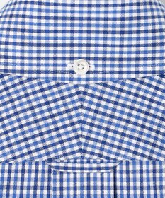 J.PRESS MEN 【PREMIUM PLEATS / 形態安定】ピンオックス カラーミックスギンガム / B.D.