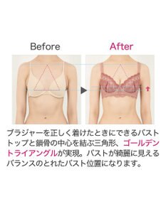 BRADELIS New York 【BRADELIS New York / 育乳補整ブラ・STEP1 集める】ウェンディステップ1ブラ24S1 脇のお肉もふんわり包んで補正するブラ