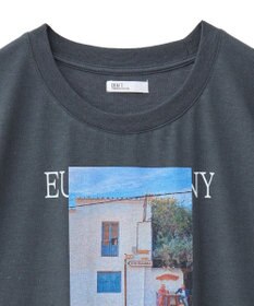 CRAFT STANDARD BOUTIQUE ラメ天竺フォトプリントTEE