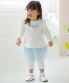 組曲 KIDS 【80-90㎝】 ギフトボックス　ベイビーメロディー Tシャツ・スカッツセット