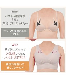 BRADELIS New York 【Yukine inc. 】ゆきねえ365綿混モアらくフルカップブラ23