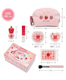 Mother garden マザーガーデン メイク ポーチセット 《ギンガムいちご》