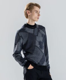 JOSEPH HOMME モロッカンブラインドジャガード　クルーネックニット