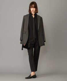 ICB 【洗える】マラボーテジョーゼット デザインカットソー