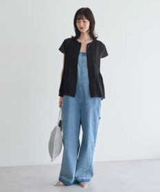 YECCA VECCA ペプラムシアーブラウス