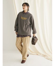 CRAFT STANDARD BOUTIQUE 綿ピーチ綺麗シルエットパンツ