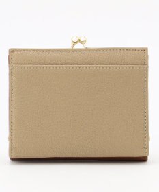 UNBILLION ペルケ perche トリミング配色外ガマ二つ折り財布