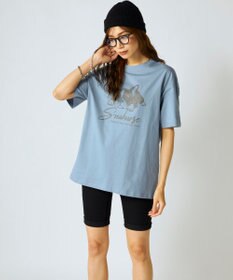 OP／FILA 【Ocean Pacific】かすれプリントTシャツ