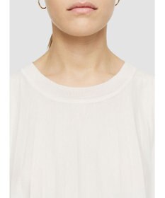 JOSEPH 【洗える】コットンプリッセ　ラウンドネックTシャツ