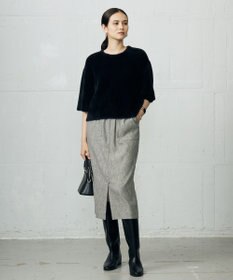 自由区 L 【カタログ掲載】シェニールボンディング ニット