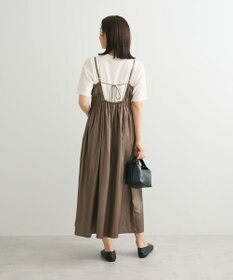 Green Parks レザー風キャミワンピース