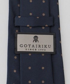 GOTAIRIKU GOTAIRIKU別注【日本製】シルク ネクタイ_ドット柄
