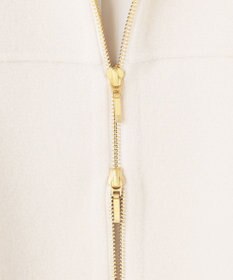 23区 L ウールライトリバー ノーカラー ショートコート