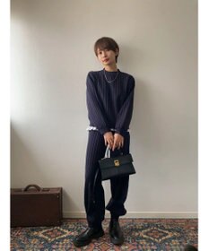 Green Parks リブニットプルオーバー