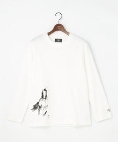 JOSEPH ABBOUD MOUNTAIN 【テーム・ヤルヴィモチーフ】プレーティング天竺 ロングTシャツ