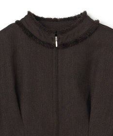 uncrave リネンライクツイル ジレブラウス