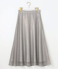 ANY SIS 箔ヴィンテージライクシフォン スカート