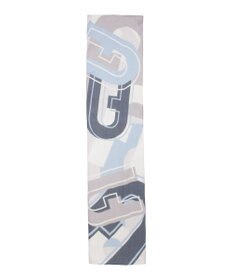 MOONBAT 【シルク100%】フルラ (FURLA) シルクシフォンロングスカーフ アーチロゴ 150cm×35cm