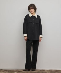 GRACE CONTINENTAL スウェットライクニットパンツ