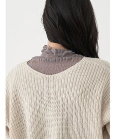 earth music&ecology ツイストデザインニット