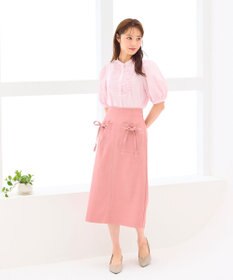 Feroux フリルディテール パフスリーブ ブラウス