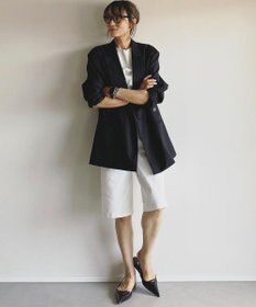 woadblue ＜坪田あさみさんコラボ＞ Marine Shorts マリンショーツ ハーフパンツ ホワイト