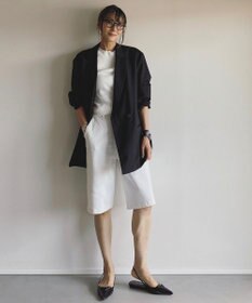 woadblue ＜坪田あさみさんコラボ＞ Marine Shorts マリンショーツ ハーフパンツ ホワイト