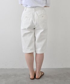 woadblue ＜坪田あさみさんコラボ＞ Marine Shorts マリンショーツ ハーフパンツ ホワイト