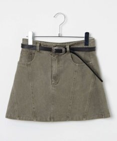 WEGO ベルトデニムスカート