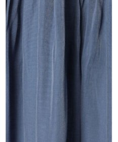 CRAFT STANDARD BOUTIQUE 後リボン切替ギャザーチュニックブラウス