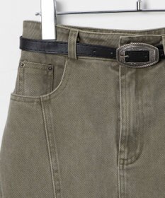 WEGO ベルトデニムスカート