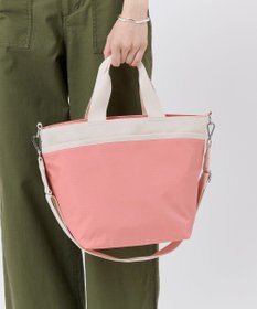 LeSportsac BUCKET TOTE/コーラルパンチ/メレンゲ